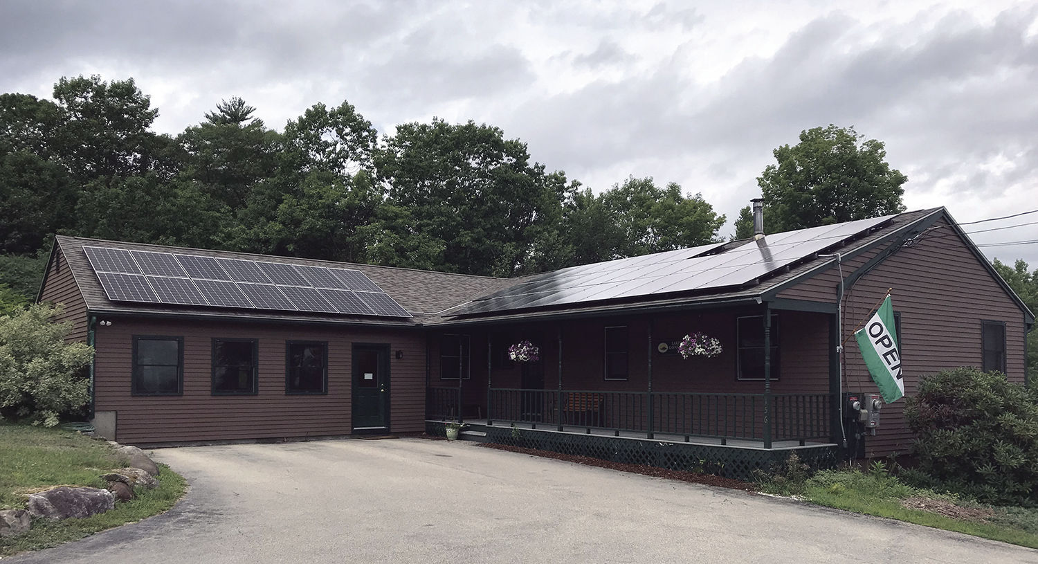 Solar panels installed at Lakes Region Conservation Trust